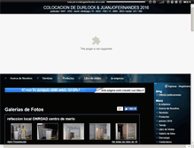 Tablet Screenshot of mueblesendurlock.webpin.com