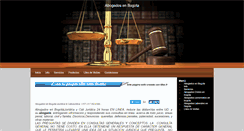 Desktop Screenshot of abogadosbogota.webpin.com